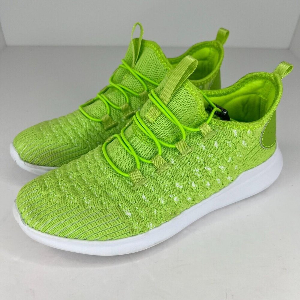 Propet Womens WAA132M Green Travelbound Knit Size 6 M Trainers Slip On Shoes